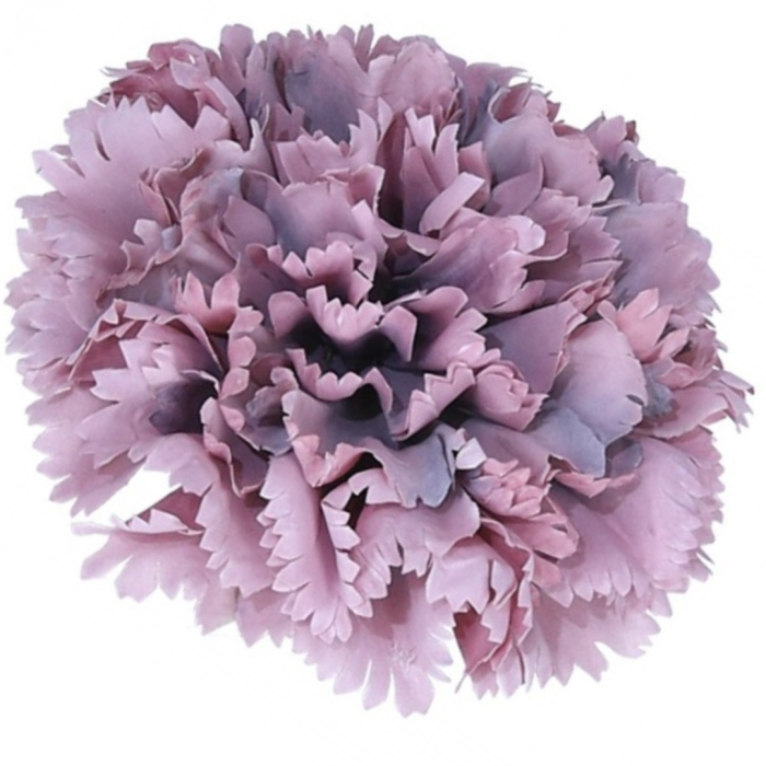 [w04121] Główka duża goździk przydymiony-różowy cieniowany 11cm