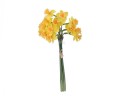 [680756] Bukiet żonkile sylikonowe żółte 49cm