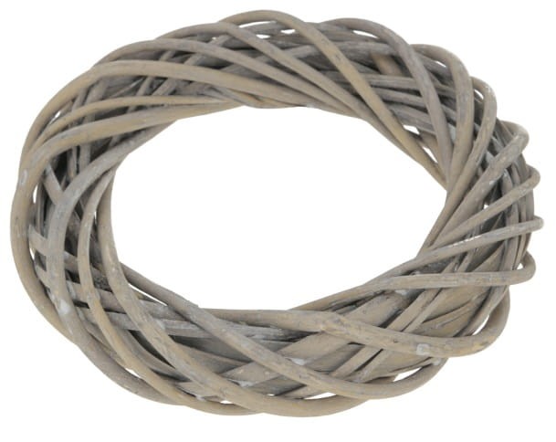[w04124] Oponka wiklinowa szara 45cm