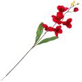 [w04134] Storczyk satynowy gałązka 75cm czerwony