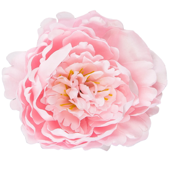 [w03015] Główka kwiatowa peonia duża 12cm jasnoróżowa