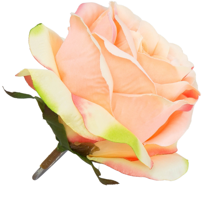 [w04160] Róża główka 9cm łososiowo-różowa