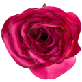 [w04164] Róża główka 9cm amarantowo-seledynowa