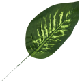 [680798] Liść dekoracyjny nr 17 ciemnozielony z jaśniejszym środkiem 47cm