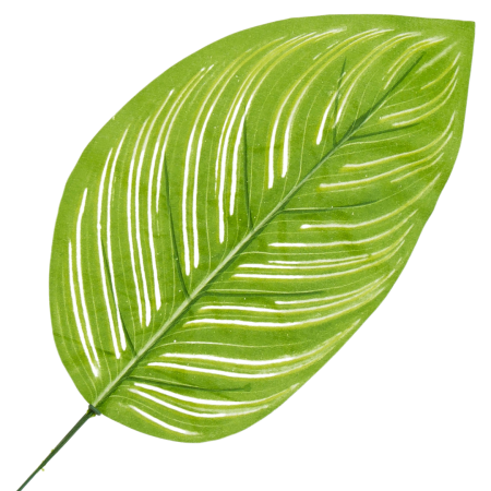 [680799] Liść dekoracyjny nr 18 jasnozielony 48cm
