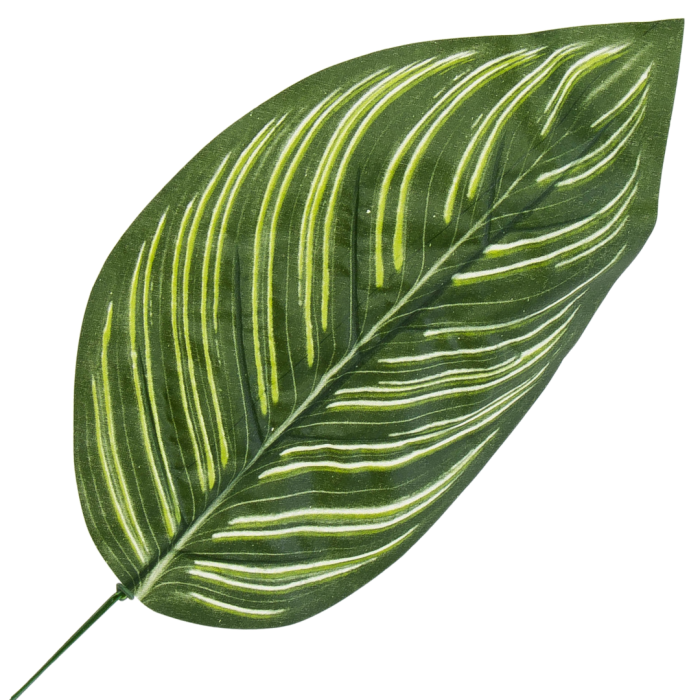 [680800] Liść dekoracyjny nr 19 ciemnozielony 48cm