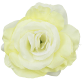 [w04156] Róża główka 13cm kremowa