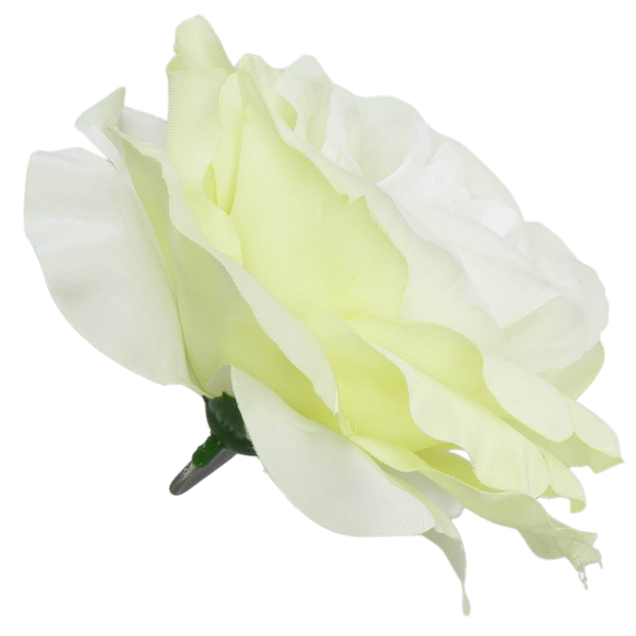 [w04156] Róża główka 13cm kremowa