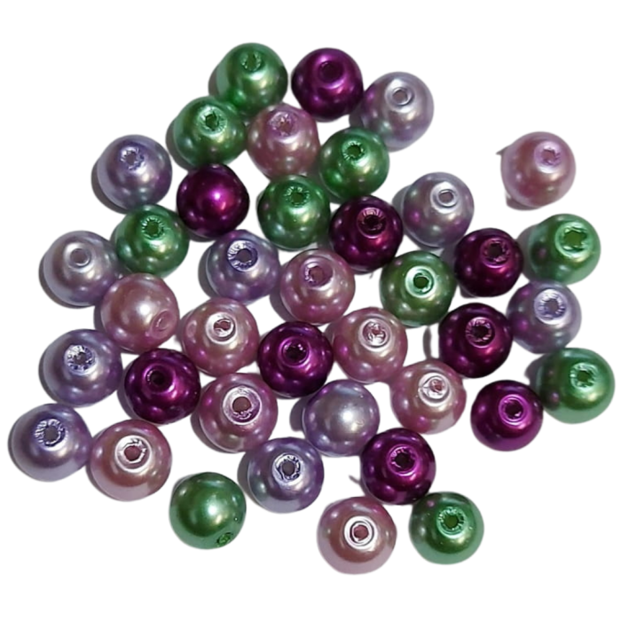 [70427] Koralik perełka gładka 8mm mix kolorów 10szt
