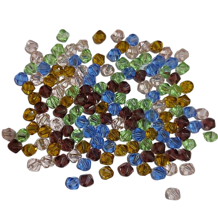 [701107] Koralik fasetowany 4*4mm mix kolorów 30szt
