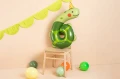 [d04069] Balon foliowy cyfra 6 żółw
