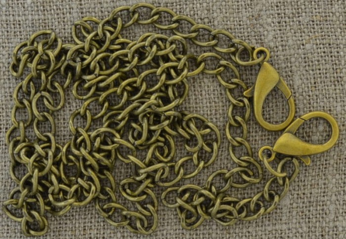 [11152] Łańcuszek do torebki 11,1*7,8mm w kolorze brązu 1,21m