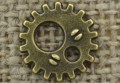 [112106] Element ozdobny steampunk tryb w kolorze brązu 15mm