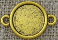 Baza łącznik kolor złota na kaboszon 14mm