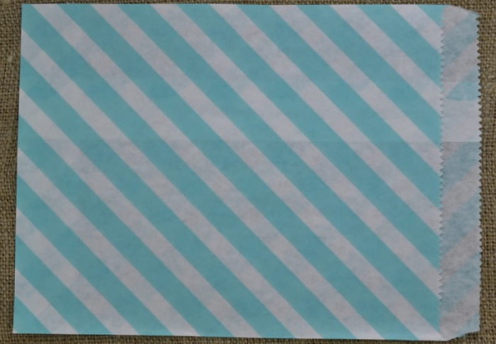 73411 Torebka papierowa zebra biało-morska