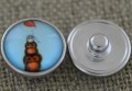 31843 Nap z kaboszonem z obrazkiem sowy piramida 18mm