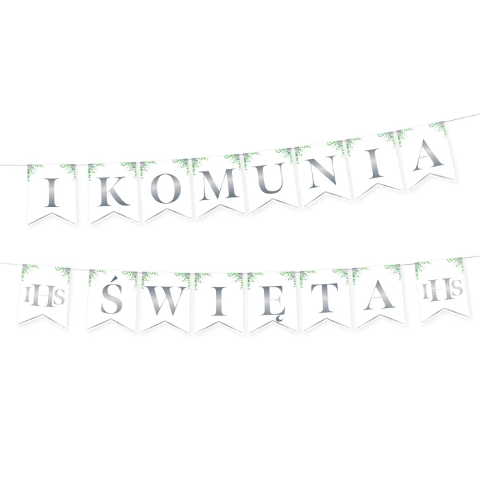 [d0131] Baner "I KOMUNIA ŚWIĘTA" 240cm