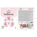 [d03012] Balony lateksowe z nadrukiem "Bride to be" 6szt