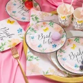 [d04081] Serwetki papierowe różowe Bride to be kwiaty 10szt