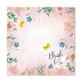 [d04081] Serwetki papierowe różowe Bride to be kwiaty 10szt