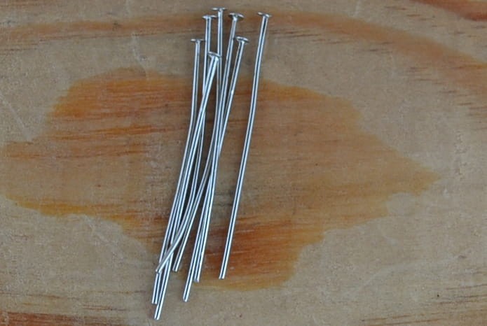 [30901] Szpilki biżuteryjne srebrne 40mm 60 sztuk