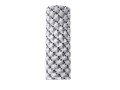 [715k001] Tiul na rolce 15cm 9m biały w czarne kropki