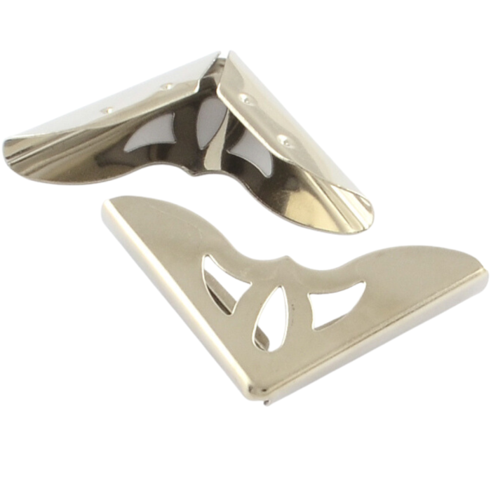 [k0527] Narożnik do książki w kolorze srebra 31*31mm 2szt