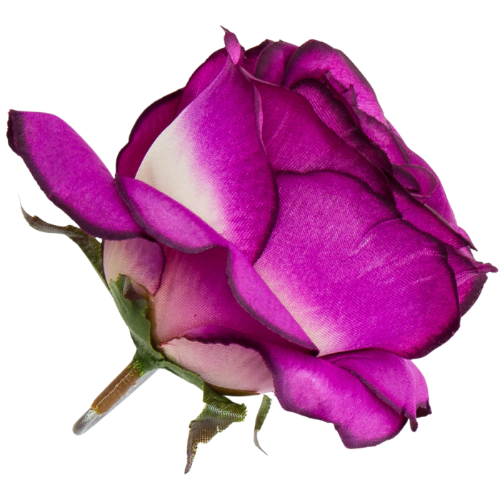 [w04214] Róża główka 9cm biskupio-kremowa