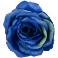 [w04220] Róża główka 9cm chabrowa cieniowana