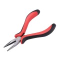 [55906] Szczypce jubilerskie kombinerki płaskie czerwone