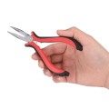 [55906] Szczypce jubilerskie kombinerki płaskie czerwone