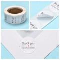 [72145] Naklejki z napisem "Thank you FOR YOUR ORDER" 500szt