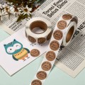 [72148] Naklejki z napisem "handmade with love" 500szt