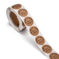[72148] Naklejki z napisem "handmade with love" 500szt