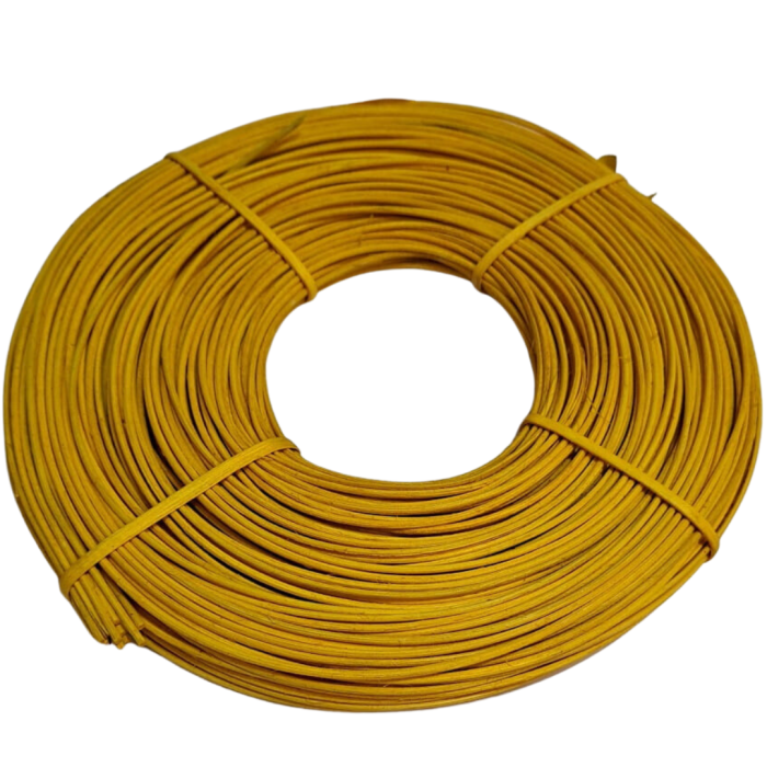 [61204] Rattan w krążku 1,7mm 100g ciepły żółty