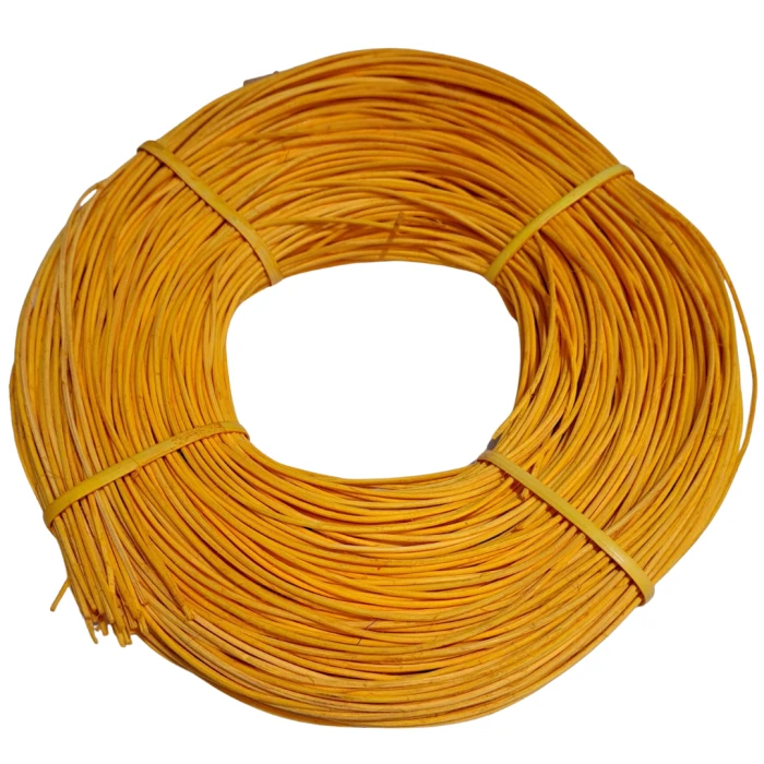 [61207] Rattan w krążku 1,7mm 100g ciemny pomarańczowy