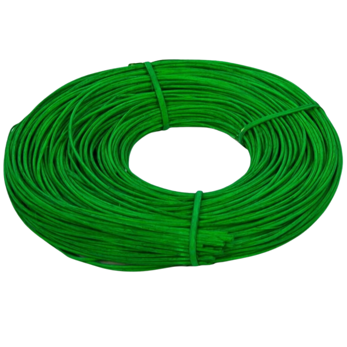[61221] Rattan w krążku 1,7mm 100g zielony soczysty