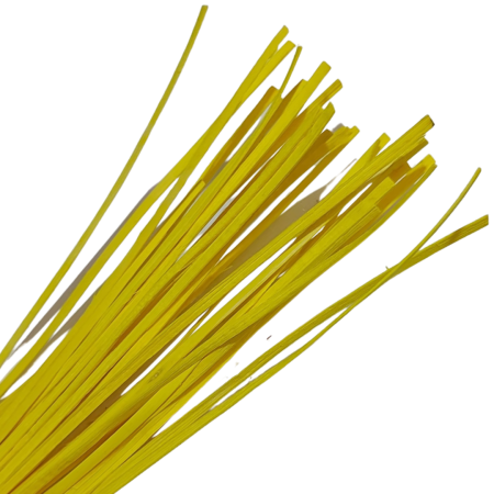 [61229] Rattan płaski około 45-50g żółty