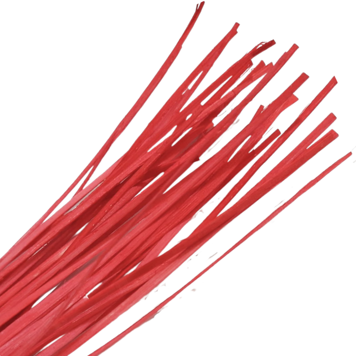 [61239] Rattan płaski około 45-50g malinowy