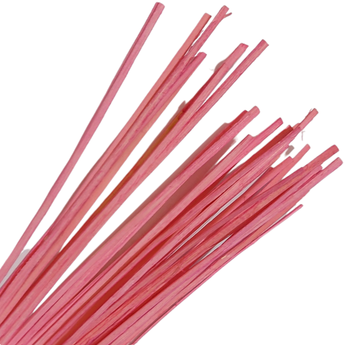 [61234] Rattan płaski około 45-50g różowy