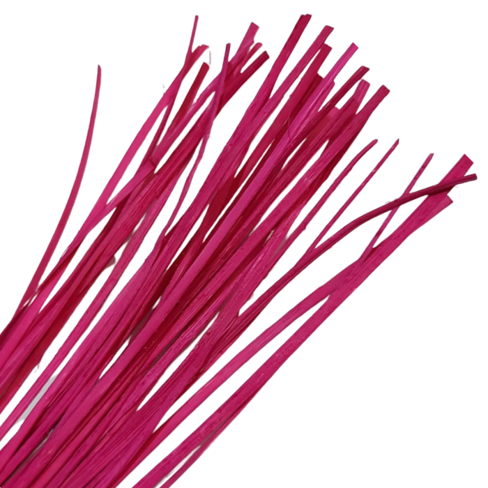 [61237] Rattan płaski około 45-50g amarantowy