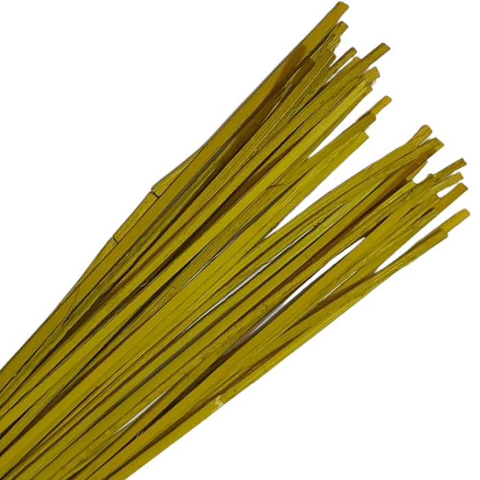 [61242] Rattan płaski około 45-50g musztardowy