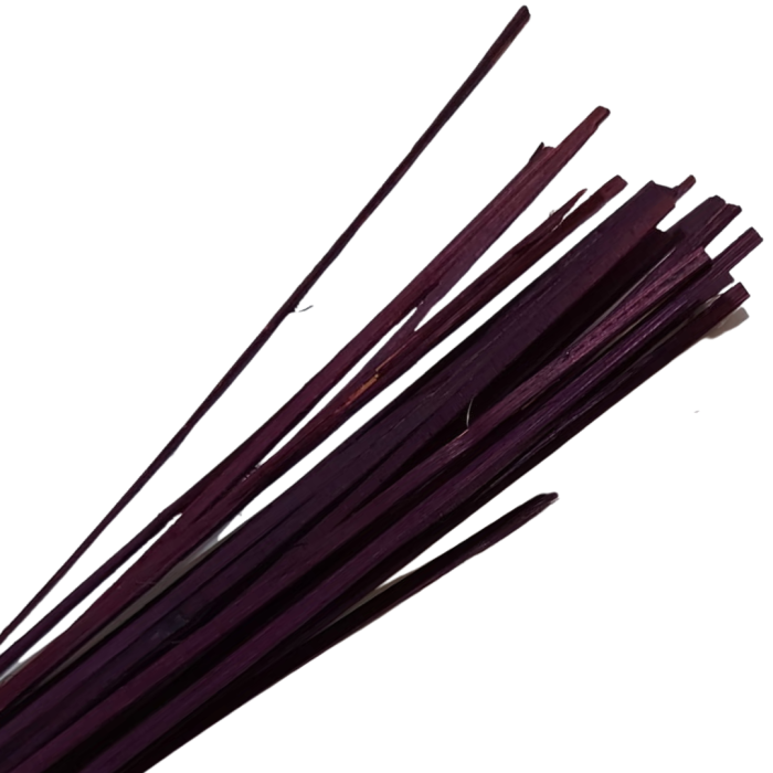 [61250] Rattan płaski około 45-50g śliwkowy