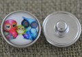 31849 Nap z kaboszonem z obrazkiem sowia rodzina 18mm