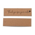 [071103] Papierowe metki z napisem "Thank you for your order" 10szt