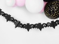 [80524] Girlanda na Halloween nietoperze czarne