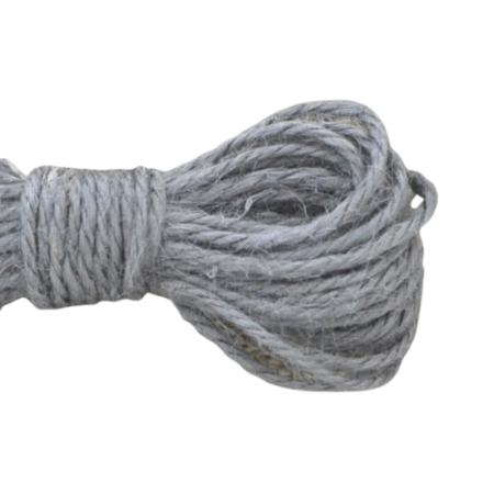 [73843] Sznurek jutowy 2mm stalowy 2m