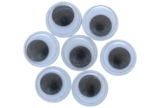 [550213] Oczy ruchome samoprzylepne  25mm 15szt