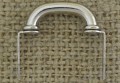 [k0721] Uchwyt ozdobny w kolorze srebrnym 20*8mm