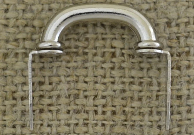 [k0721] Uchwyt ozdobny w kolorze srebrnym 20*8mm